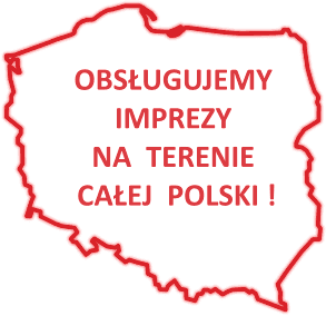 Obsługujemy imprezy na terenie całej Polski
